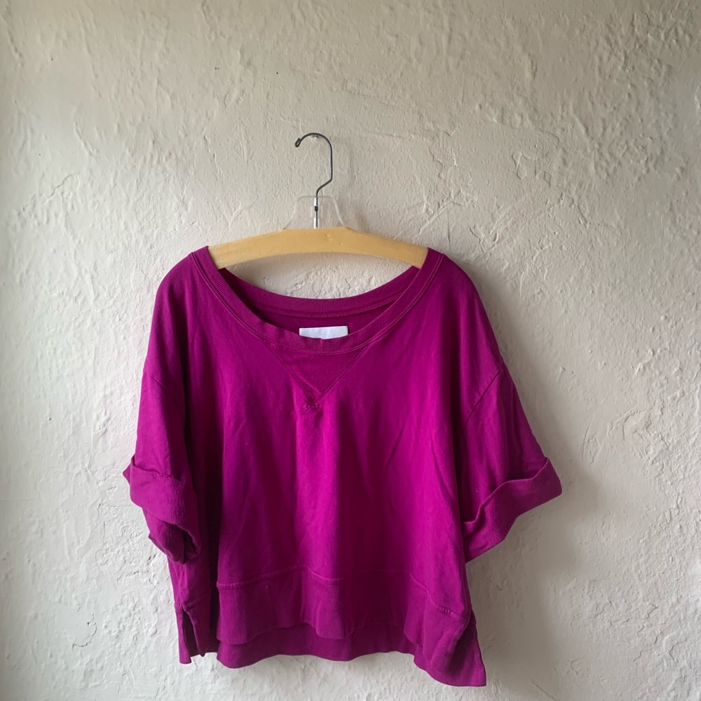 AIKO Pullover Cropped Sweatshirt